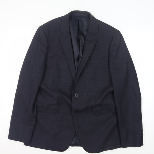 Jaeger Men's Blue Slim Fit Suit Jacket 42R