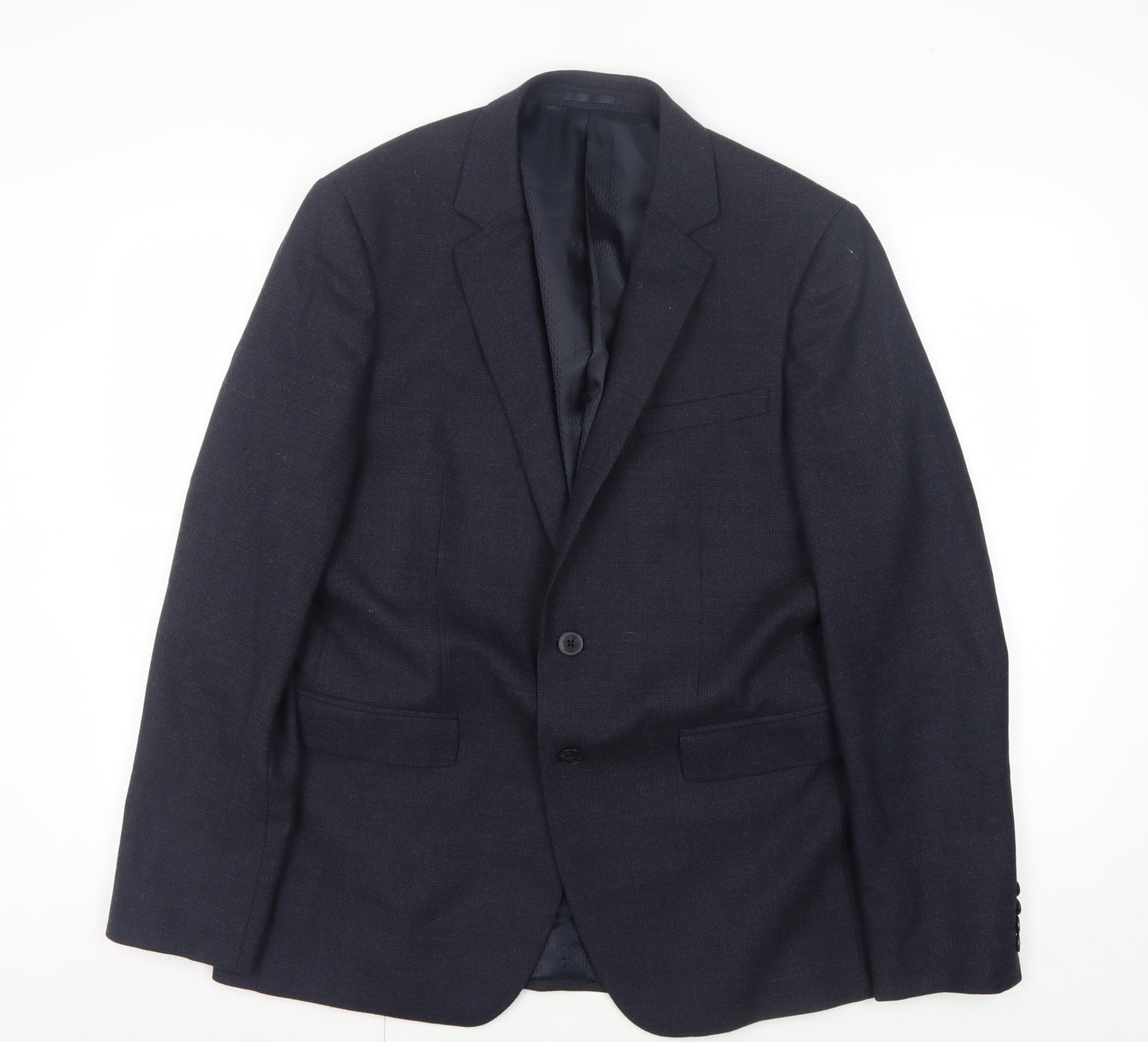 Jaeger Men's Blue Slim Fit Suit Jacket 42R