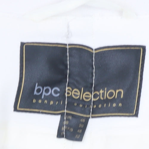bpc selection Women's White Sequin Blazer Size 20