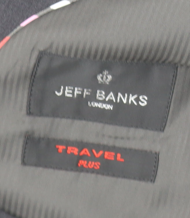 Jeff Banks Men's Blue Blazer Jacket 40 Short