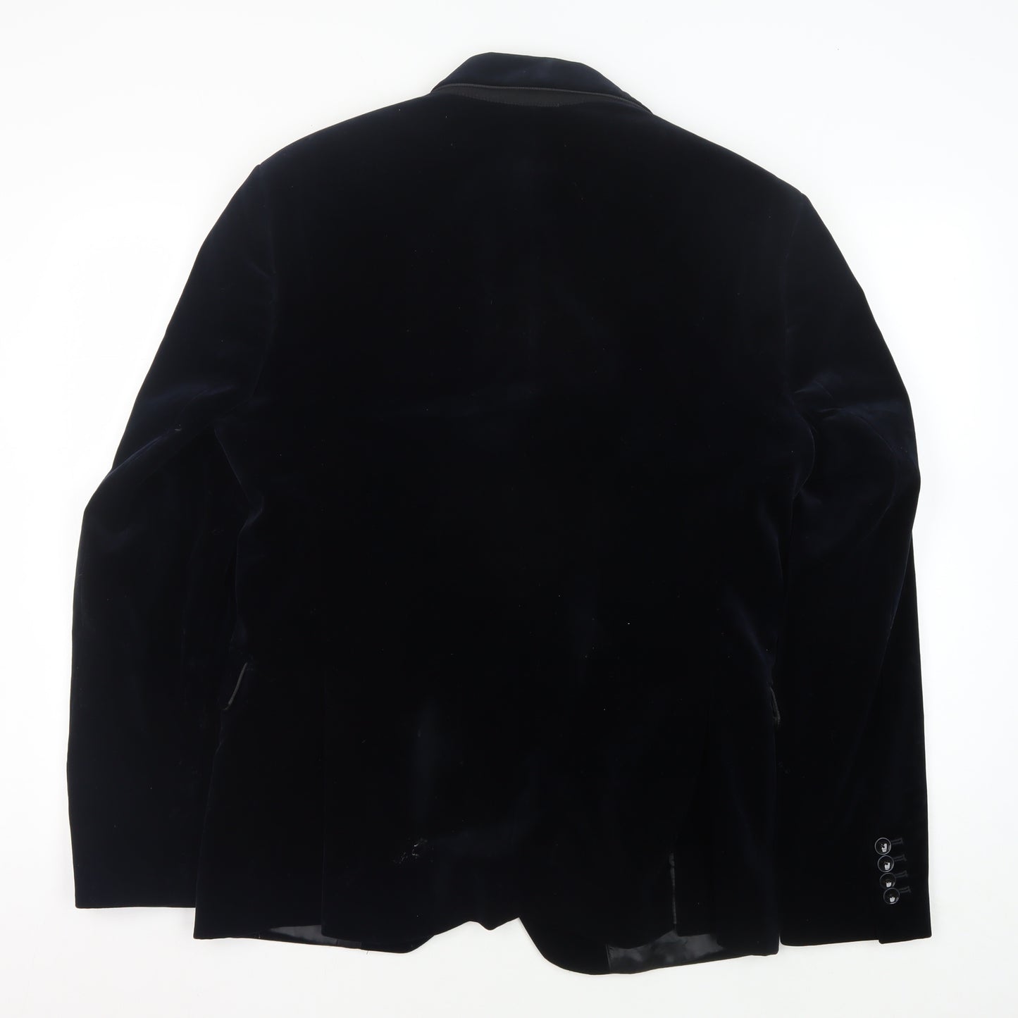 Brodie & Lyle Men's Black Velvet Blazer, Size 42, Formal