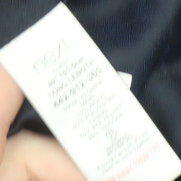 Next Men's Blue Plaid Wool Blazer, Size 40L Formal Wear