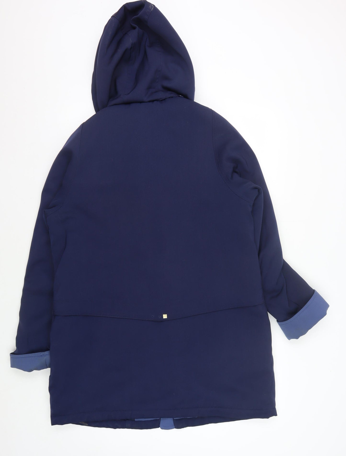 Isle Women’s Blue Hooded Jacket, Size 12, Casual Wear