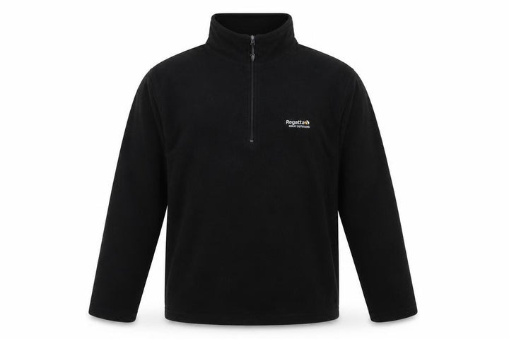 Regatta Mens Black Fleece Pullover Sweatshirt L