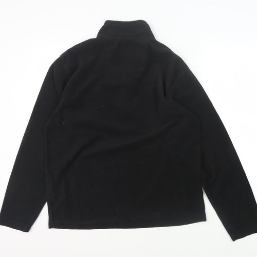 Regatta Mens Black Fleece Pullover Sweatshirt L