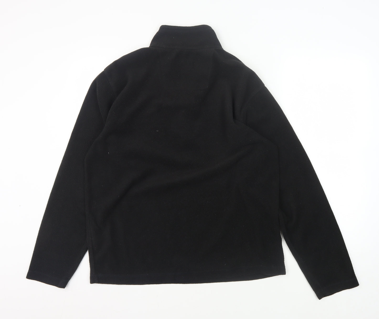 Regatta Mens Black Fleece Pullover Sweatshirt L