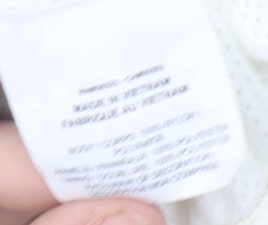 Nike Men's White Windbreaker Jacket L