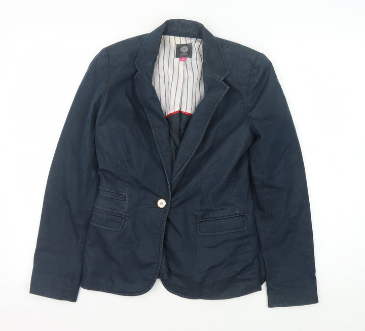 Vince Camuto Women's Blue Slim Blazer Size 2