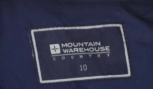 Mountain Warehouse Women's Blue Quilted Jacket, Size 10