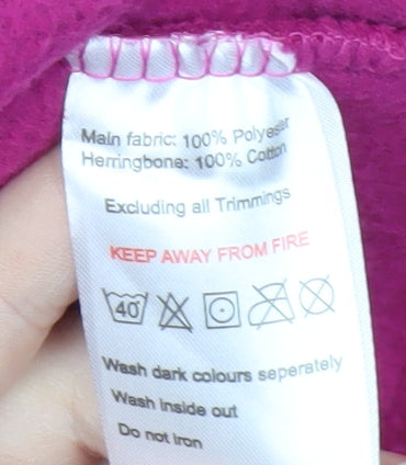 Betty Kay Women's Pink Henley Sweatshirt M