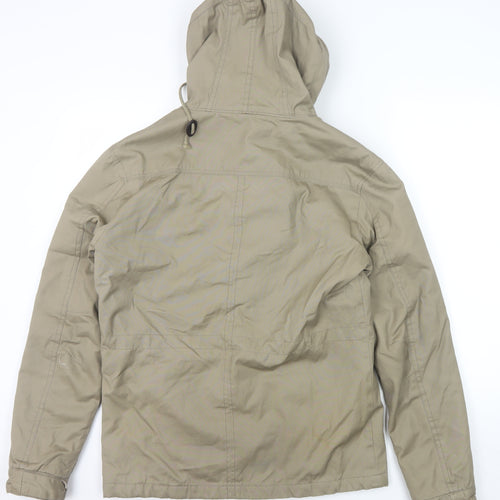La Redoute Men's Beige Hooded Anorak Jacket M
