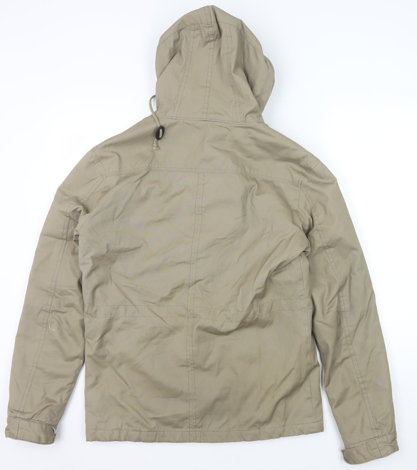 La Redoute Men's Beige Hooded Anorak Jacket M