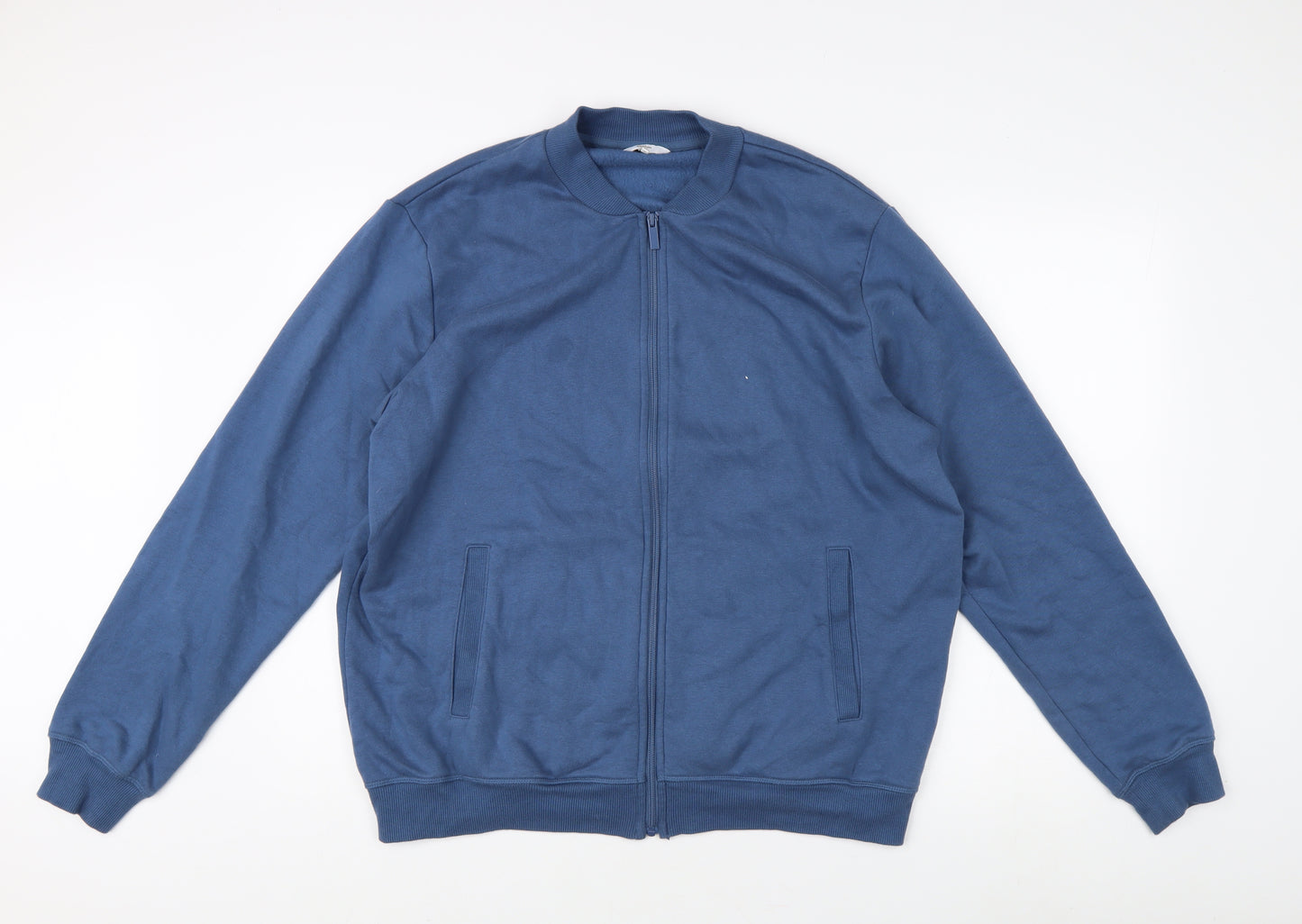 Cotton Traders Men's Blue XL Bomber Jacket