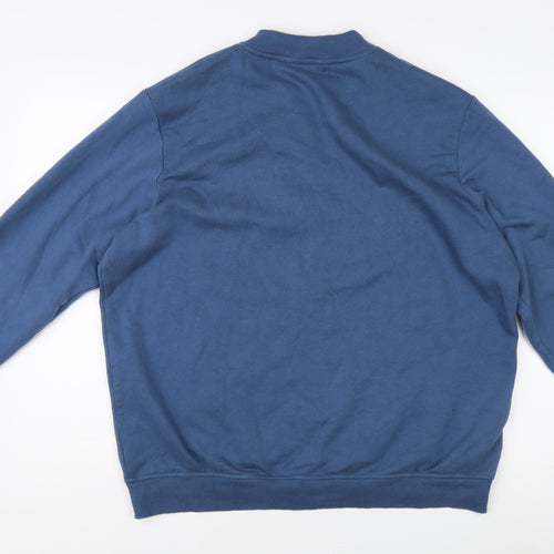 Cotton Traders Men's Blue XL Bomber Jacket