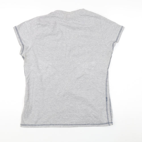 Lee Cooper Women's Grey V-Neck T-Shirt Size 16