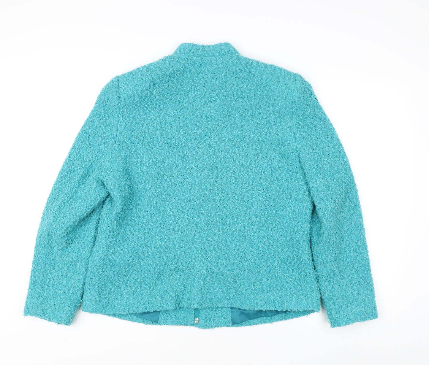 EWM Women's Blue Basic Jacket, Size 16