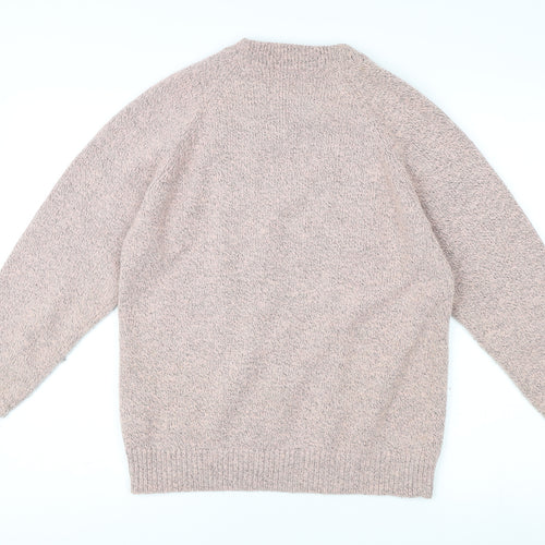 Damart Women's Beige Cable-Knit Pullover Jumper - Size 10