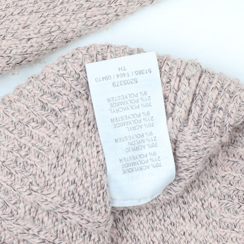 Damart Women's Beige Cable-Knit Pullover Jumper - Size 10