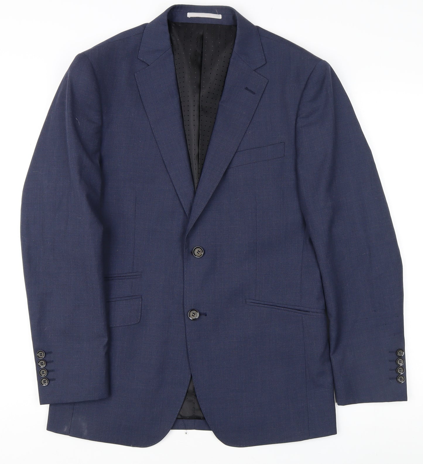 Skopes Men's Blue Suit Jacket, Size 36R, Notch Lapels
