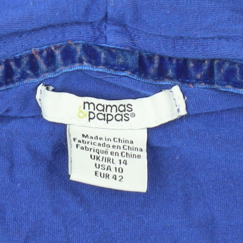 Mamas & Papas Blue Long Sleeve Top - Size 14
