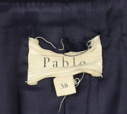 Pablo Black Wool Women's Coat Size 10