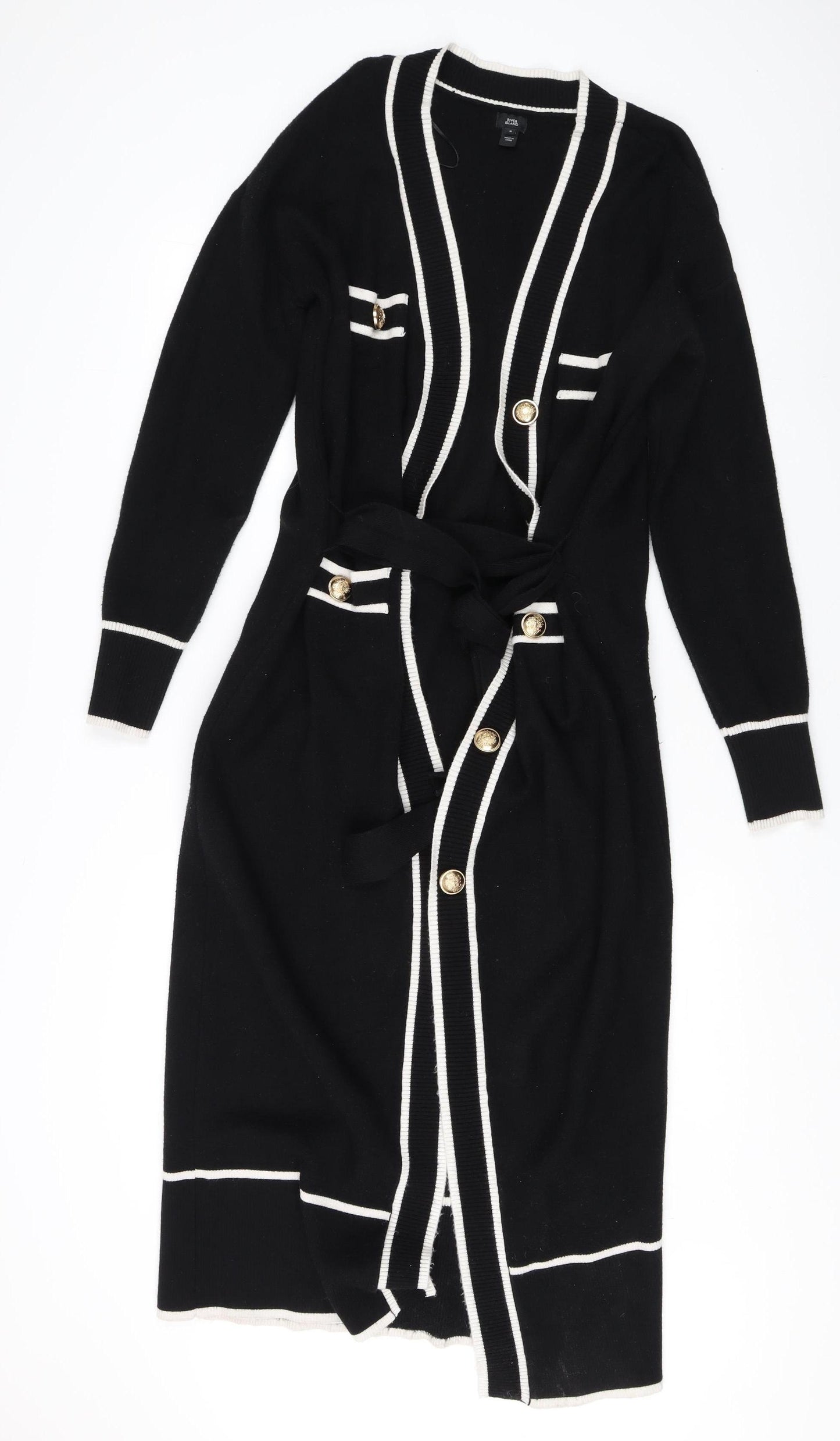 River Island Women's Black Cardigan Small