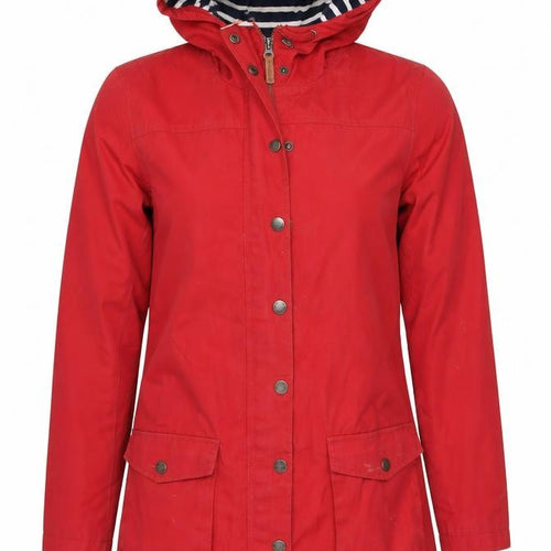FatFace Women's Red Hooded Jacket Size 10