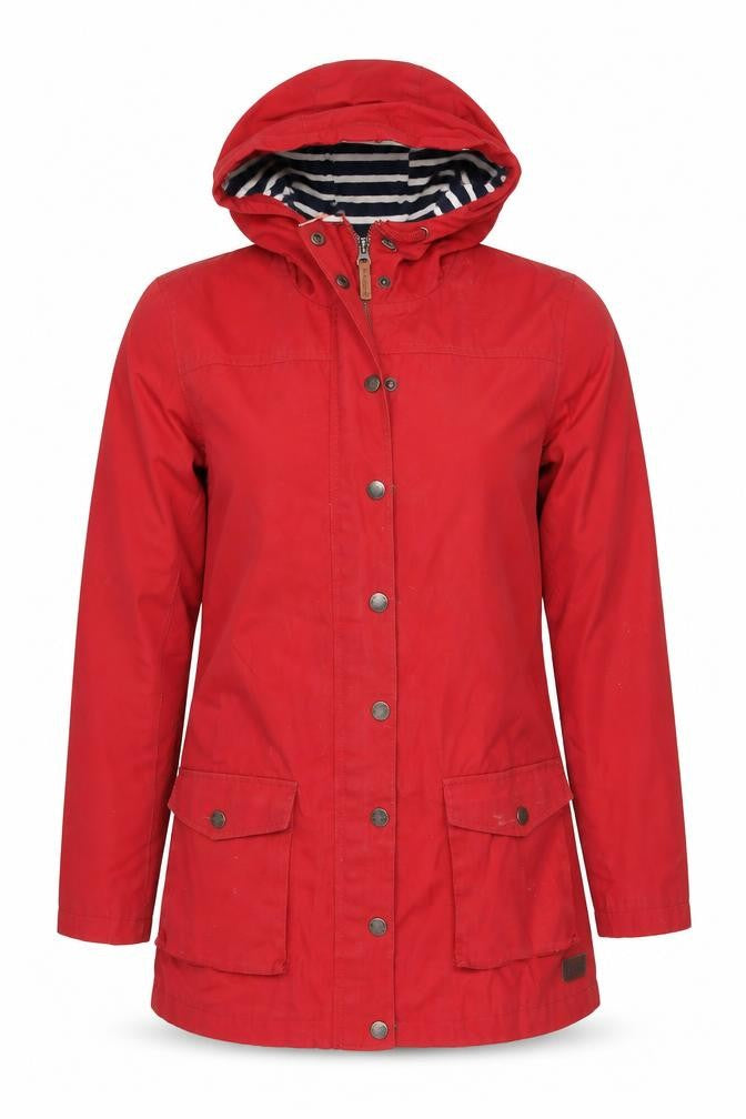 FatFace Women's Red Hooded Jacket Size 10