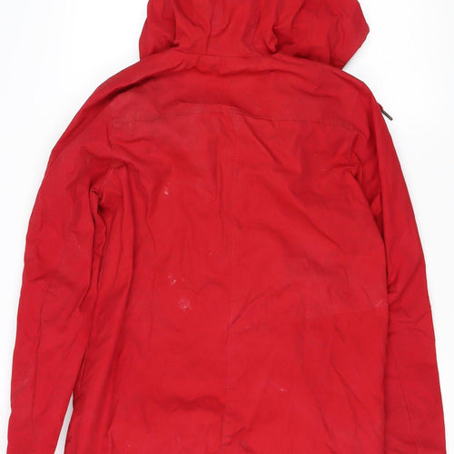 Fat Face Women's Red Hooded Jacket Size 10