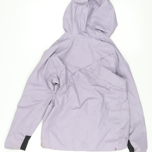 Quechua Girls Purple Waterproof Jacket 10 Years