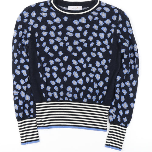 Marks and Spencer Women's Blue Pullover Jumper Size 8