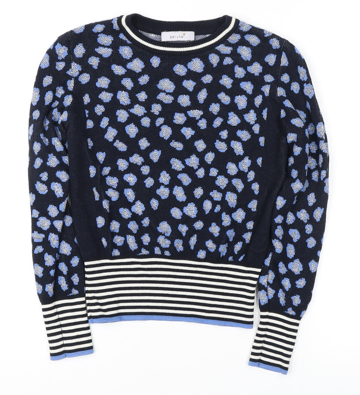 Marks and Spencer Women's Blue Pullover Jumper Size 8