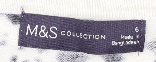 Marks & Spencer Women's Black Animal Print Jumper