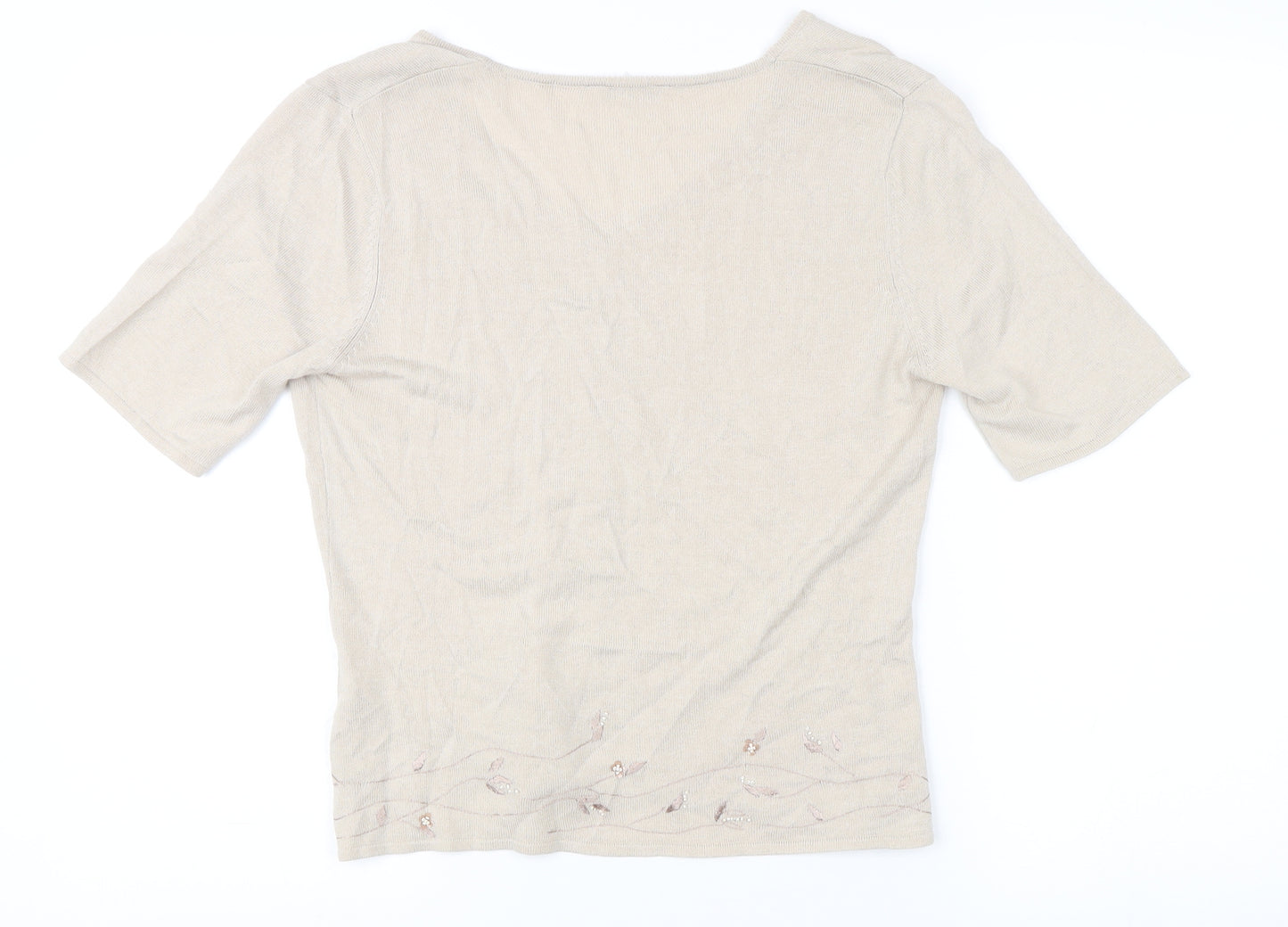 Marks and Spencer Women's Beige Cardigan Size 12