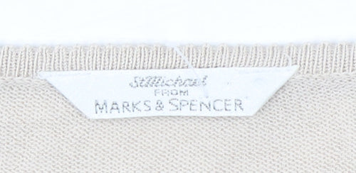 Marks and Spencer Women's Beige Cardigan Size 12