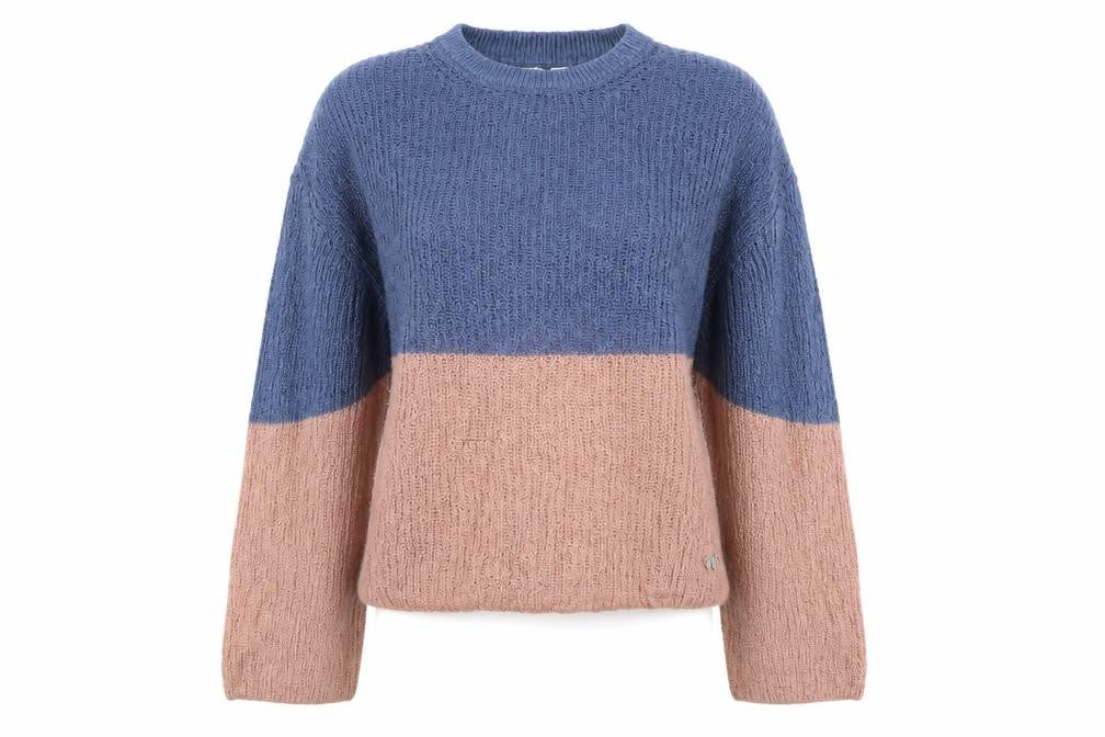 Front view of Nine by Savannah Miller Women's Blue jumper, size 10
