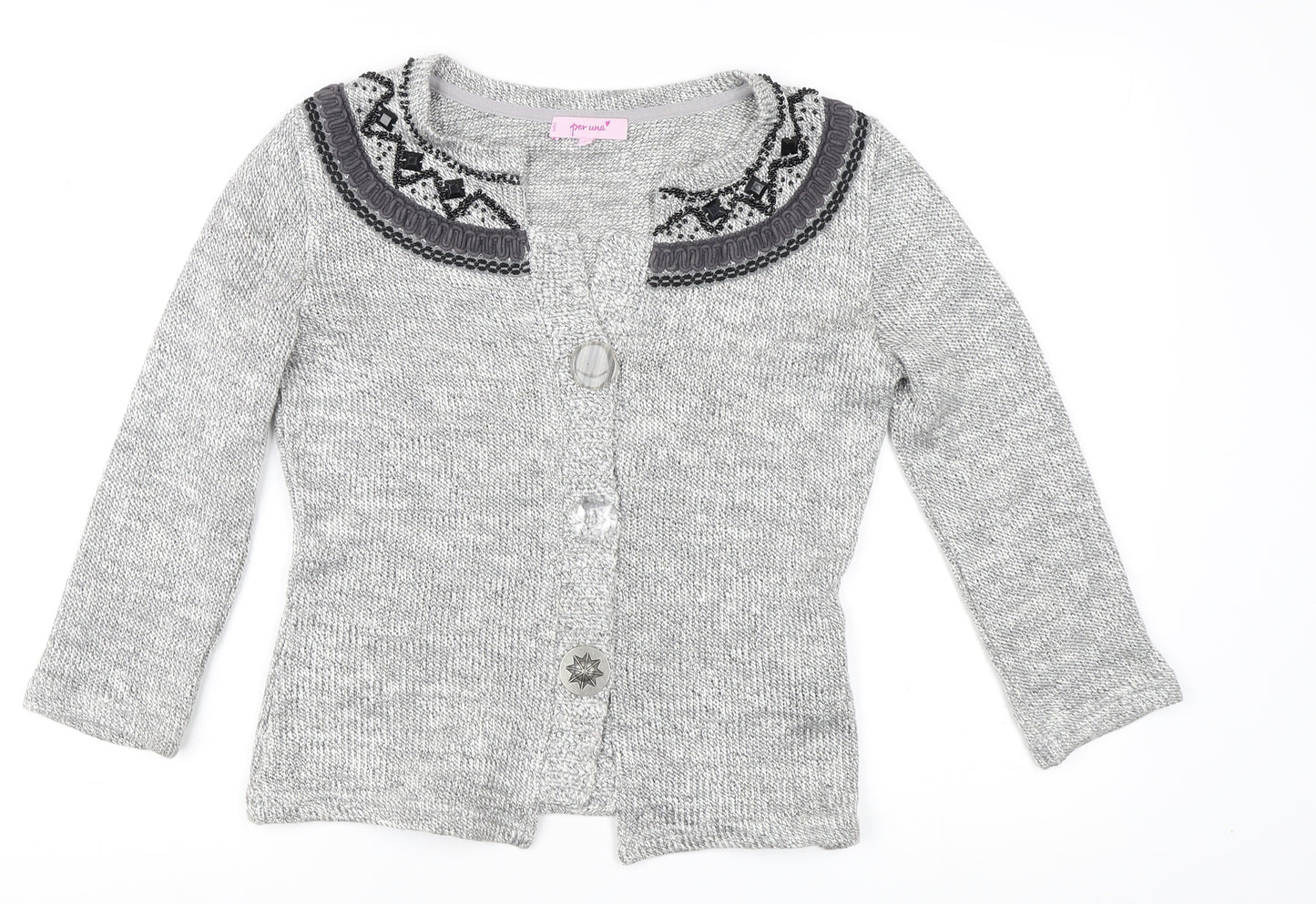 Marks and Spencer Women's Grey Cardigan Size S