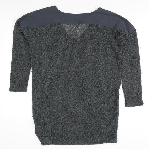 Sandwich Grey V-Neck Pullover Jumper, Women's Size S