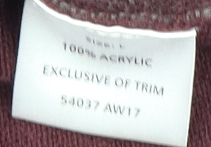 Greenwoods Men's Red V-Neck Pullover Jumper L