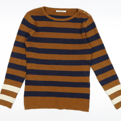 WoolOvers Women's Multicoloured Pullover Jumper L