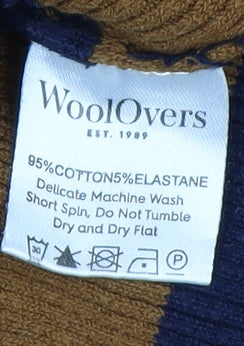 WoolOvers Women's Multicoloured Pullover Jumper L