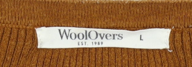WoolOvers Women's Multicoloured Pullover Jumper L