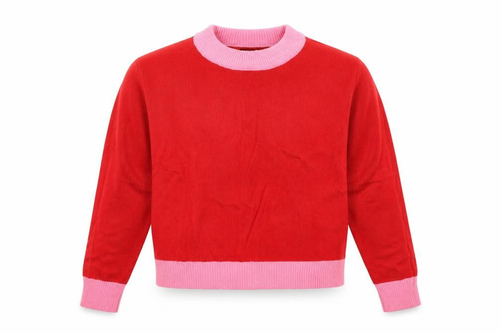 Pieces Women's Red Pullover Jumper S