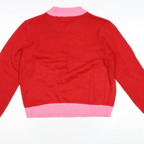 Pieces Women's Red Pullover Jumper S