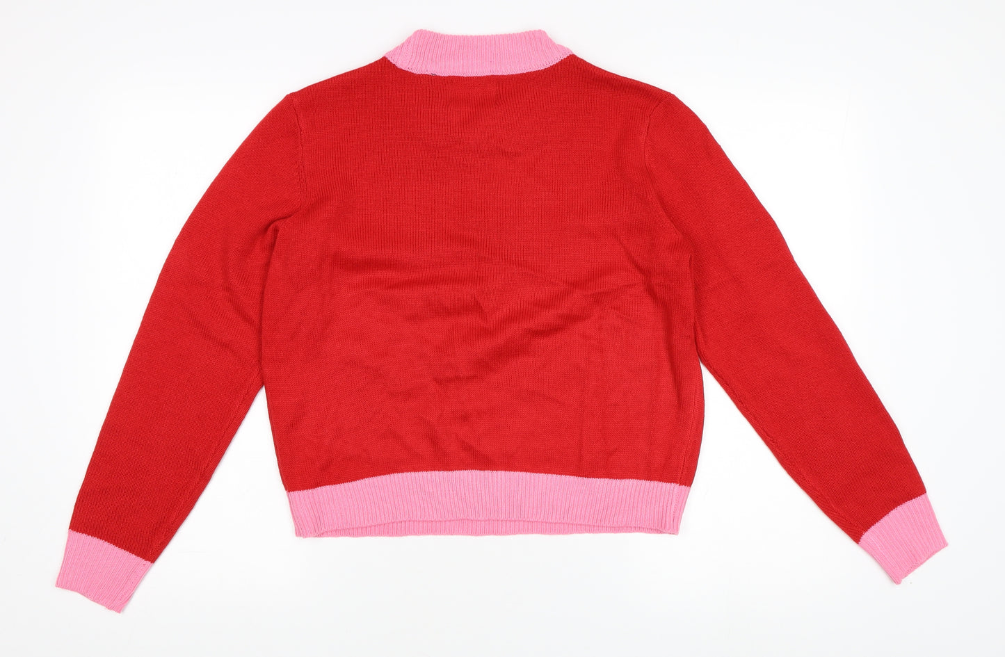 Pieces Women's Red Pullover Jumper S