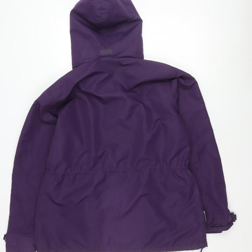 Mountain Essentials Women's Purple Hooded Jacket Size 16