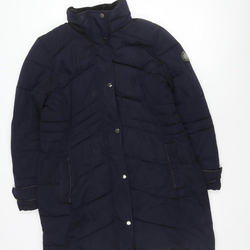 DKNY Women's Black Puffer Jacket, XL, Winter Warmth