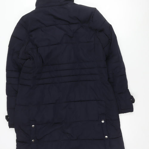 DKNY Women's Black Puffer Jacket, XL, Winter Warmth
