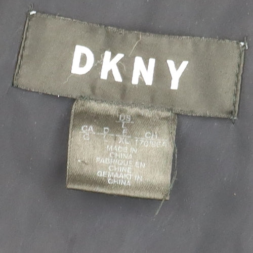 DKNY Women's Black Puffer Jacket, XL, Winter Warmth