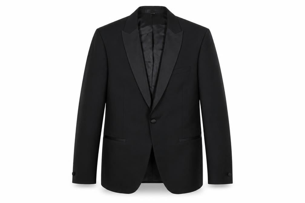 Front view of Marks & Spencer Men's Black Tuxedo Jacket, Regular Fit, 40